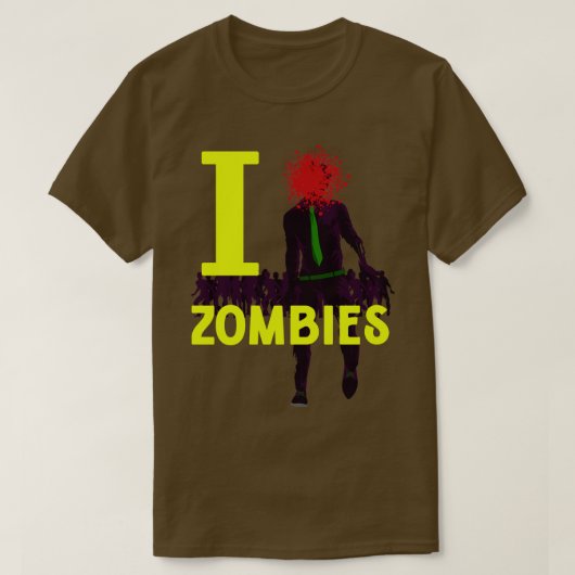 Iヘッドショットゾンビ Tシャツ (デザイン正面)