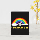 Iベンチ315ベンチプレス315 LbクラブボディビルS カード (黄色い花)