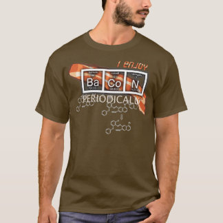 Iベーコン楽しむ周期的な要素表 Tシャツ