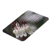 Iペテロ4:13感動的フローラ マグネット (左側)