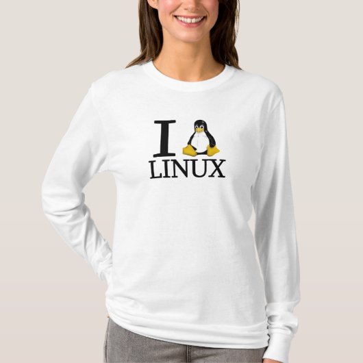 IペンギンのLinux 2 Tシャツ (正面)