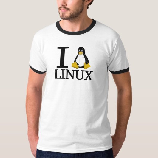 IペンギンのLinux 2 Tシャツ (正面)