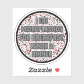 Iマイクロプ食べラスチックスの朝食 シール (シート)