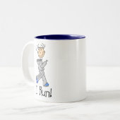 Iマグを走って下さい ツートーンマグカップ (正面左)