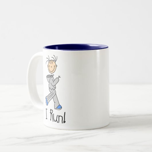Iマグを走って下さい ツートーンマグカップ (正面左)
