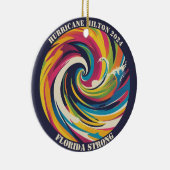 Iミ生き延びリトンハリケーン2024年10月9日 セラミックオーナメント (右)