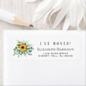 Iムーブドヒマワリーユーカリ差出人住所 ラベル (インサイチュ)