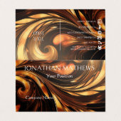 Iモダン抽象芸術4名刺 名刺 (外部フラット)