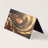 Iモダン抽象芸術4名刺 名刺 (裏面)