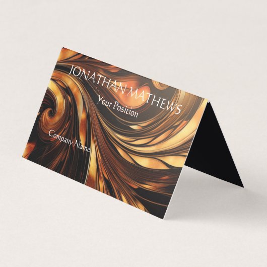 Iモダン抽象芸術4名刺 名刺 (正面)