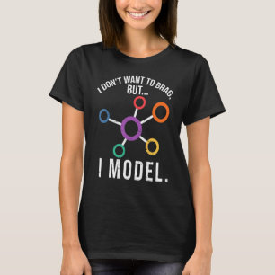 Iモデルデータサイエンスユーモアのコーディング Tシャツ