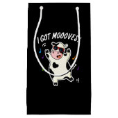 Iモーフ得踊りおもしろいカウプンダークBG スモールペーパーバッグ (正面)