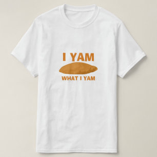 Iヤマイモ何Iのヤマイモ Tシャツ