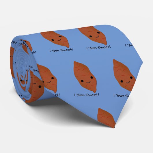 Iヤム芋かわいいかわいいサツマイモ ネクタイ (ロール)