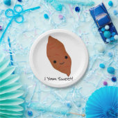 Iヤム芋かわいいかわいいサツマイモ ペーパープレート (パーティー)