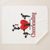 Iユニークハートチアリーティング シェルパブランケット (正面(横))