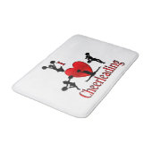 Iユニークハートチアリーティング バスマット (アングル)