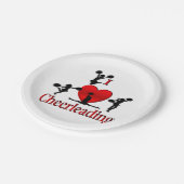 Iユニークハートチアリーティング ペーパープレート (アングル)