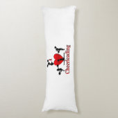 Iユニークハートチアリーティング ボディピロー (正面縦)