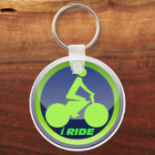 Iライドサイクリングキーチェーン キーホルダー (正面)