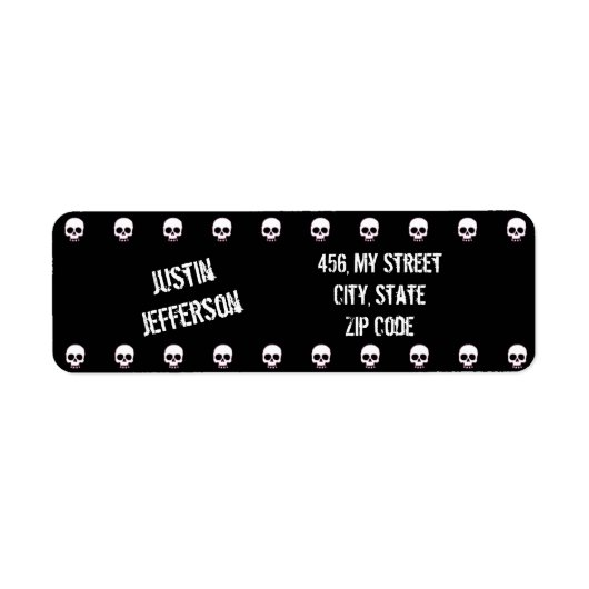 Iラブスカル ラベル (正面)