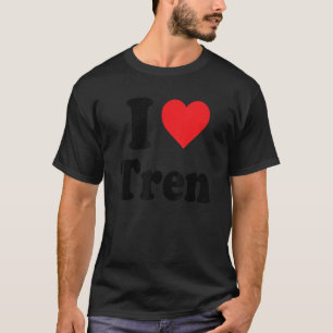 Iラブトレン動揺してレトロヴィンテージデザイン_1 Tシャツ