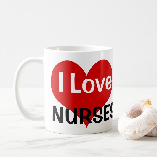 Iラブナース コーヒーマグカップ (ドーナツ)