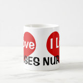 Iラブナース コーヒーマグカップ (中央)