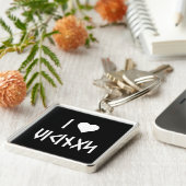 Iラブバイキング キーホルダー (側面)