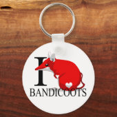 Iラブバンディコットキーホルダー キーホルダー (正面)