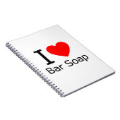iラブバー石鹸 ノートブック (右側)
