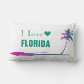 Iラブフロリダグリーンカラフルー ランバークッション (裏面)