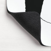 Iラブベルティーズ – 白黒ベルテッドガロウェイ牛 マウスパッド (コーナー)