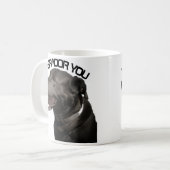 IラブラドールYou Two-Tone Coffee Mug コーヒーマグカップ (正面左)