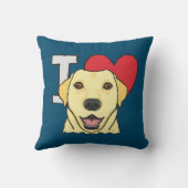 Iラブラブラドール クッション (裏面)