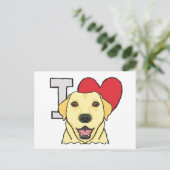 Iラブラブラドール ポストカード (スタンド正面)