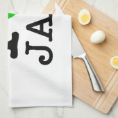 Iリサイクルジャズ キッチンタオル (四つ折り)