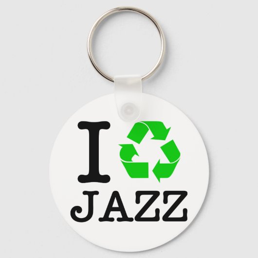 Iリサイクルジャズ キーホルダー (正面)