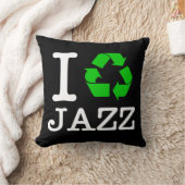 Iリサイクルジャズ クッション (ブランケット)