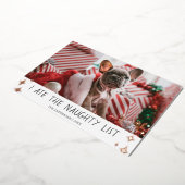 Iリス食べトPetフォイルいけなホリデーカード 箔シーズンカード (回転した状態)