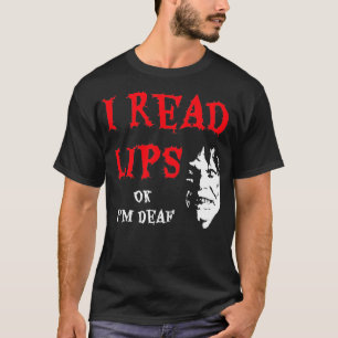 Iリップ読ろうシャツおもしろいろうシおもしろいャツLip Re Tシャツ