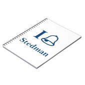 Iリングや輪ステッドマン ノートブック (左側)