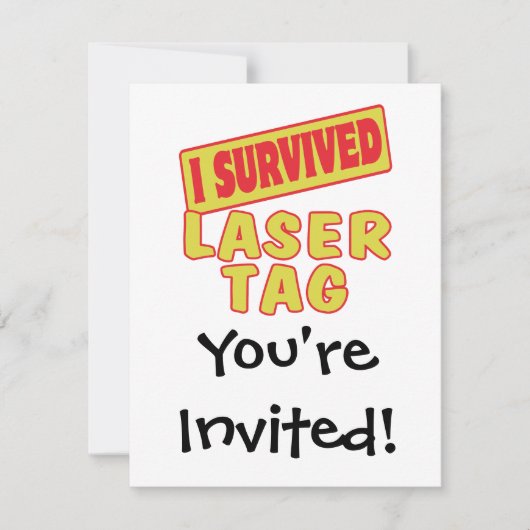 Iレ生き延びーザラベル 招待状 (正面)