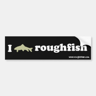 Iロゴのroughfish バンパーステッカー