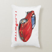 Iロヴェットユニークカーデザイン アクセントクッション (裏面(縦))