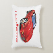 Iロヴェットユニークカーデザイン アクセントクッション (正面(垂直))