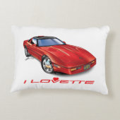 Iロヴェットユニークカーデザイン アクセントクッション (裏面)