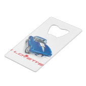 Iロヴェットユニークカーデザイン クレジットカード栓抜き (正面アングル)