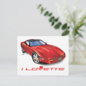 Iロヴェットユニークカーデザイン シーズンポストカード (スタンド正面)