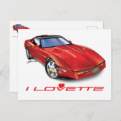 Iロヴェットユニークカーデザイン シーズンポストカード (正面/裏面)